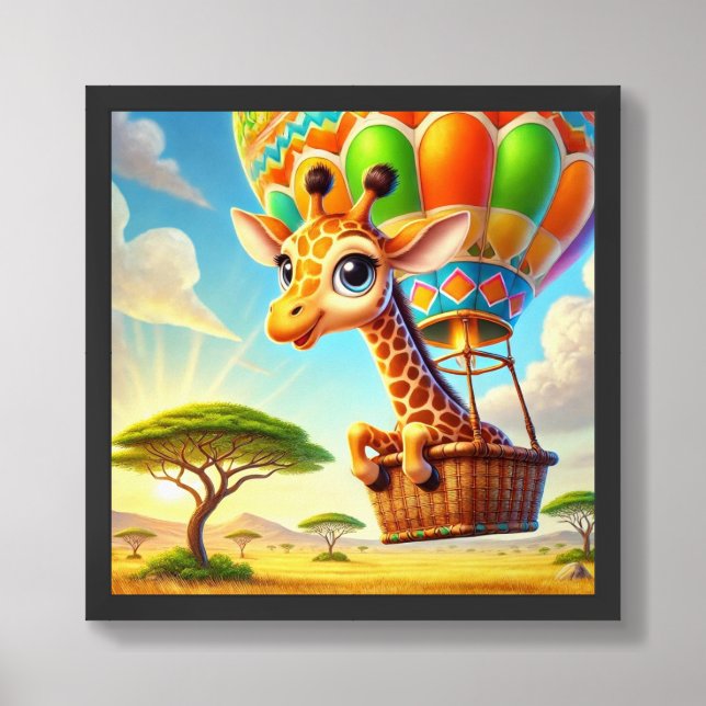 Skybound Safari Framed Art (Framed Front)