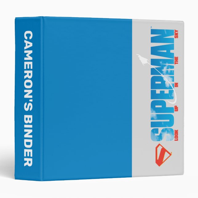 Skybound Superman Silhouette 3 Ring Binder (Front/Spine)