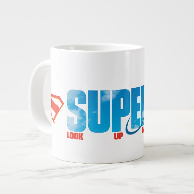Skybound Superman Silhouette Giant Coffee Mug (Front Left)