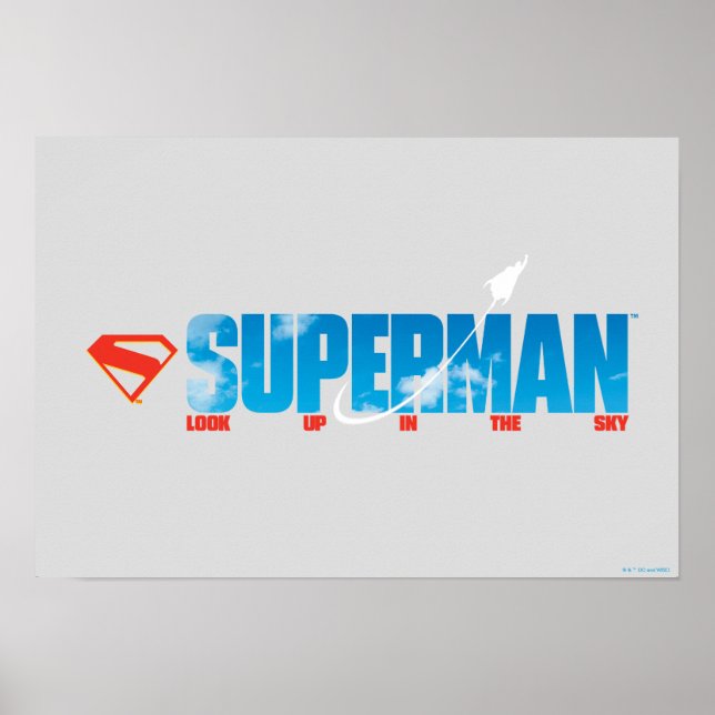 Skybound Superman Silhouette Poster (Front)