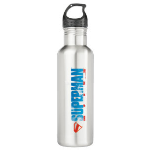 Skybound Superman Silhouette Stainless Steel Water Bottle