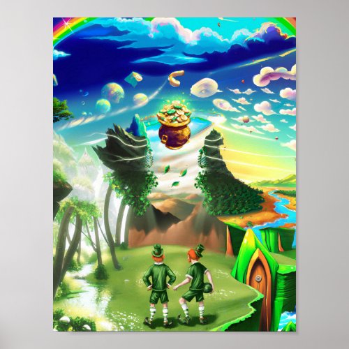 Skybound Treasure Leprechauns Awe_Inspiring Disc Poster