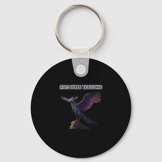 Skybound Warrior – Pandora Avatar Ikran Keychain (Front)