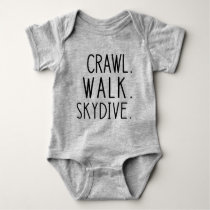 Skydive Baby, Crawl Walk Skydive Baby Bodysuit