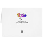 Skydive Cards (Back Horizontal)