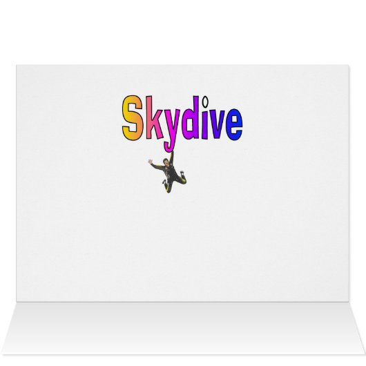 Skydive Cards (Inside Horizontal (Top))