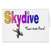 Skydive Cards (Front Horizontal)