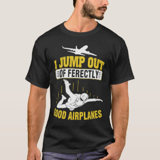 Skydive Goggles Skydiving Helmet Skydiving Gears S T-Shirt