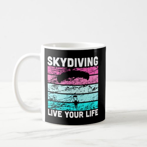 Skydive In Colors For Skydiving Instructor Coffee Mug