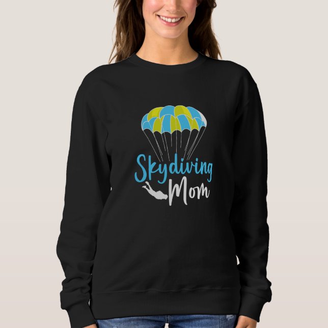 Skydive Parachute Parachutist Skydiver Skydiving M Sweatshirt (Front)