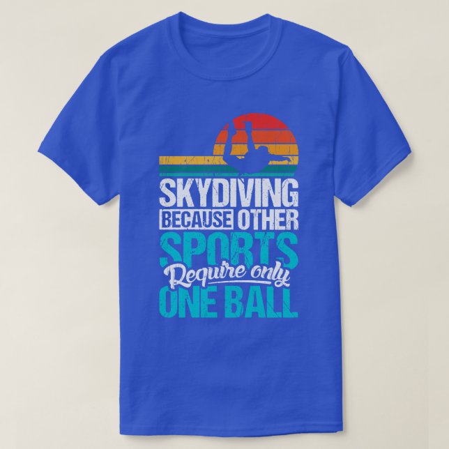 Skydive parachutist parachute skydiver gift idea s T-Shirt (Design Front)