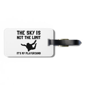 Skydive Playground Luggage Tag