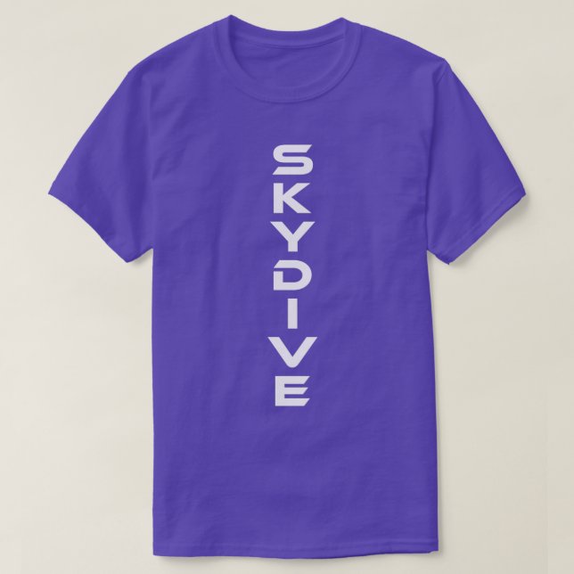 Skydive Skydiving Skydiver Parachute T-Shirt (Design Front)