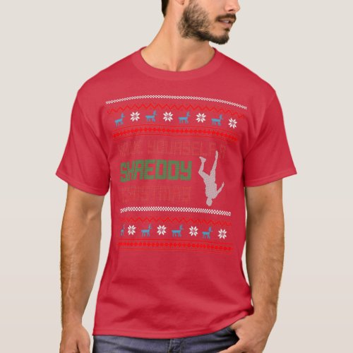 Skydive Ugly Christmas Apparel T_Shirt