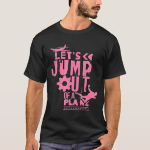 Skydive Women Parachute Skydiving Skydiver Mom T-Shirt