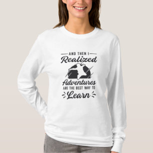 Skydiver And Then I realized Adventures Funny T-Shirt