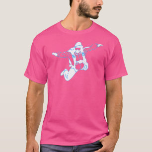 Skydiver In The Sky Cool Freefall Skydive Fan Cost T-Shirt