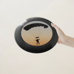 Skydiver Parachute at Sunset Sky Diver Wham-O Frisbee