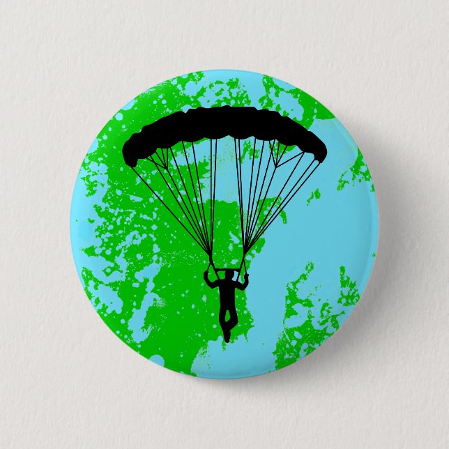 skydiver silhouette button (Front)