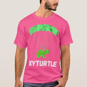 Skydiver Turtle Skydive Parachute Jumping Funny Sk T-Shirt
