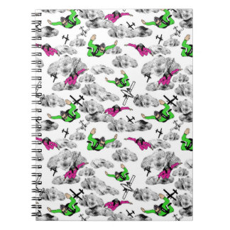 Skydivers Spiral  Notebook