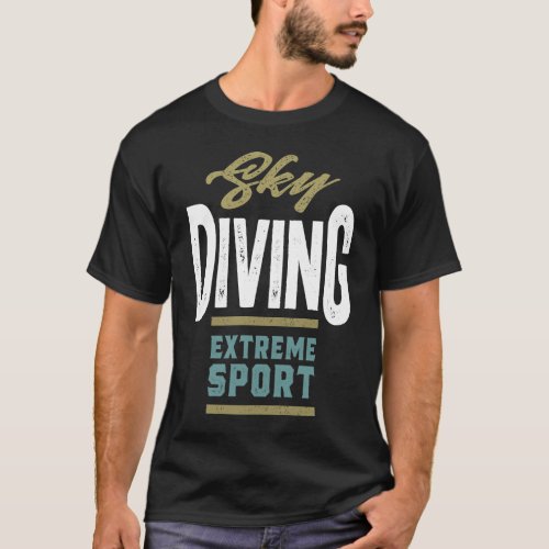 Skydiving Art T_Shirt