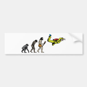 Skydiving Bumper Sticker
