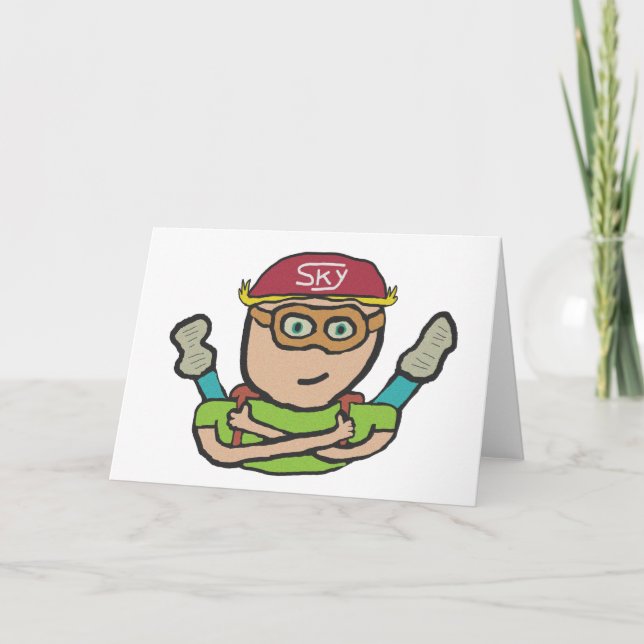 Skydiving Card (Front)