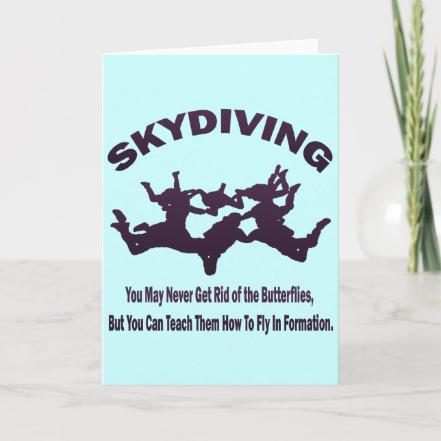SKYDIVING CARD (Front)