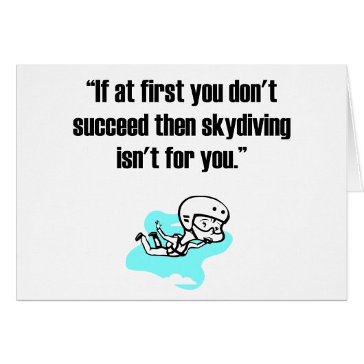 Skydiving Cards (Front Horizontal)