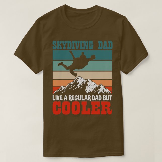 Skydiving Dad T-Shirt (Design Front)