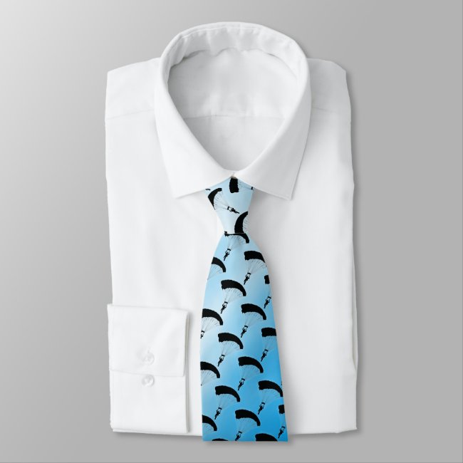 Skydiving Design Necktie