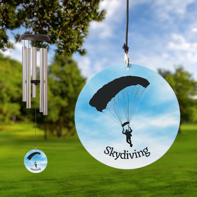 Skydiving Design Wind Chime (Outdoor)
