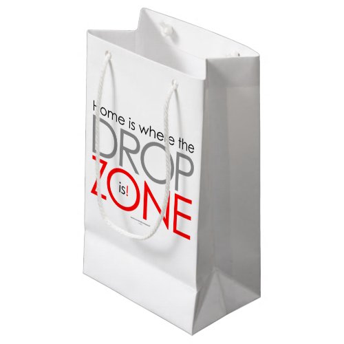 Skydiving Drop Zone Small Gift Bag