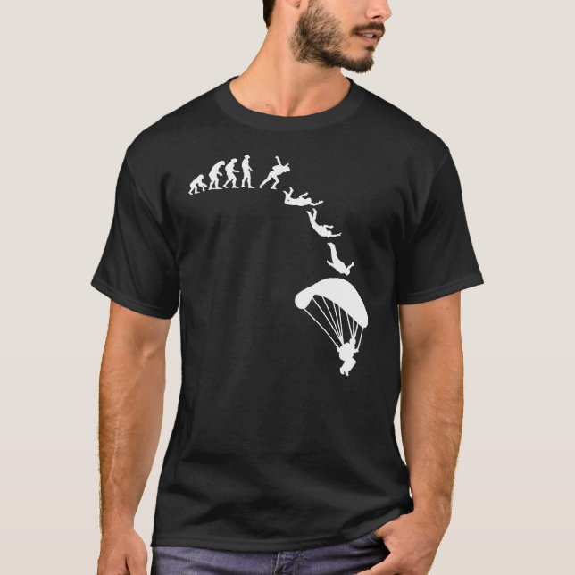Skydiving Evolution Parachute T-Shirt (Front)