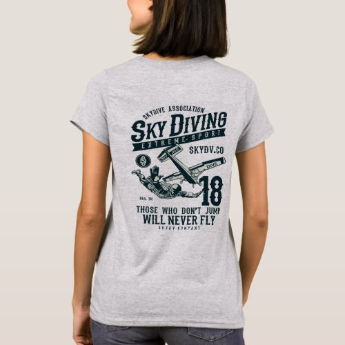 Skydiving Extreme Sport T_Shirt