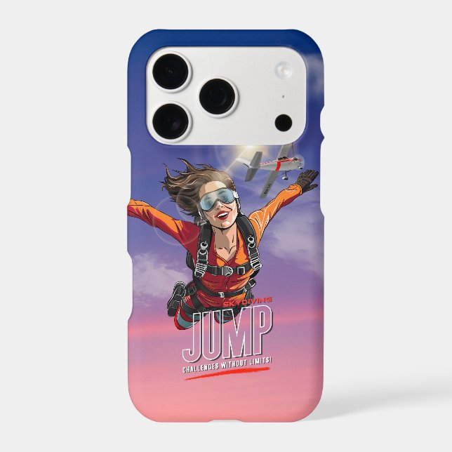  Skydiving-Feel Freedom Above Clouds | (Women) iPhone Case (Back)