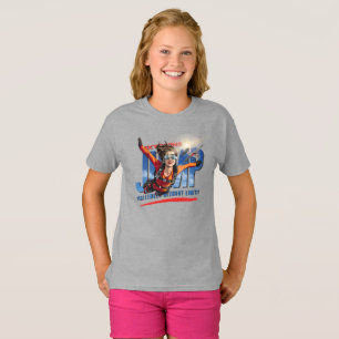 Skydiving-Feel Freedom Above the Clouds Kids T-Shirt