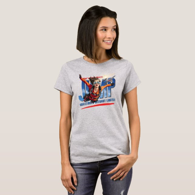 Skydiving-Feel Freedom Above the Clouds | Women T-Shirt (Front Full)
