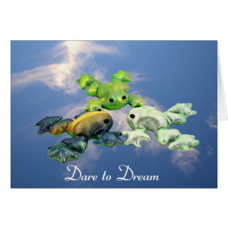 Skydiving Frogs Cards