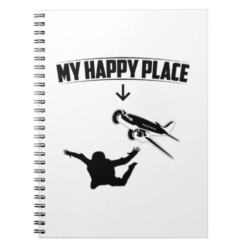 Skydiving Gift Idea  Skydiver Skydive Sport Notebook