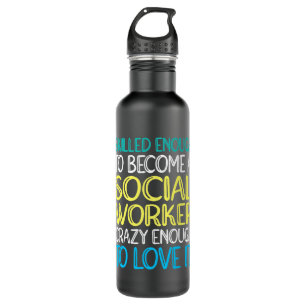 Skydiving Gift Mir Reichts Ich Geh Gliding Paragli Stainless Steel Water Bottle