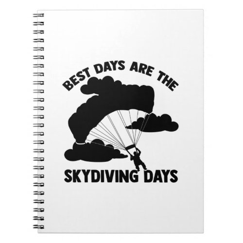 Skydiving Gifts  Skydiver Skydive Parachute Sport Notebook