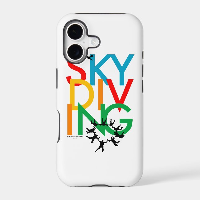 Skydiving Iphone Case (Back)