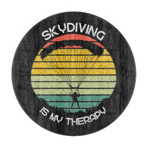 Skydiving Is My Therapy Cutting Board