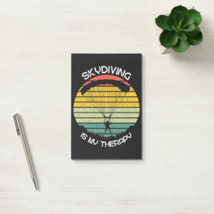 Skydiving Is My Therapy Post-it Notes