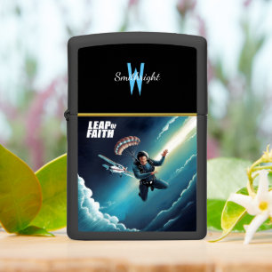 Skydiving Leap of Faith Zippo Lighter