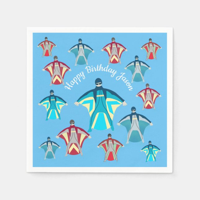 Skydiving Napkins (Front)