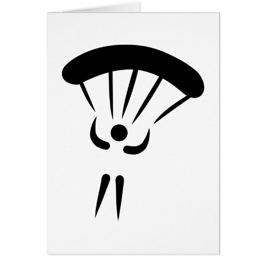 Skydiving parachute cards (Front)