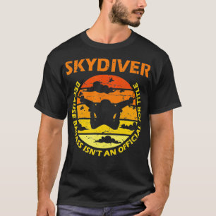 Skydiving Parachute Design for a Skydiver T-Shirt